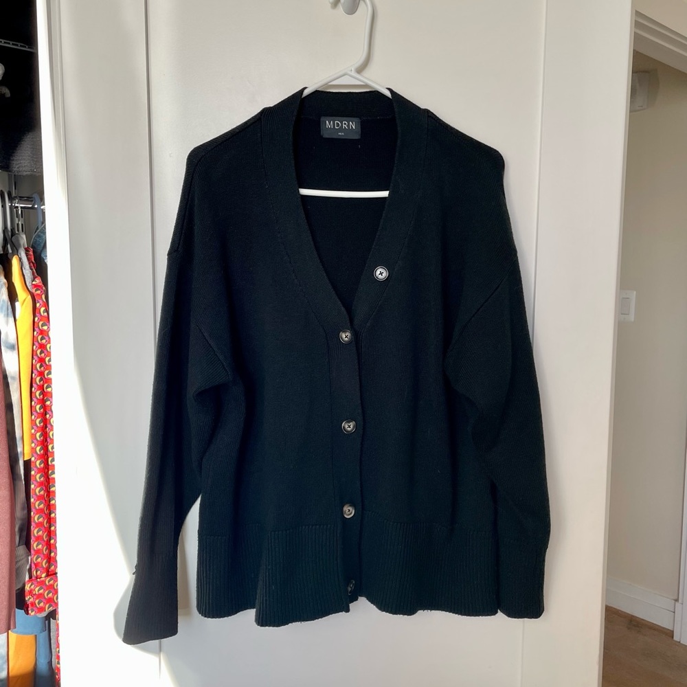 Oversized Modern Citizen Button Up Cardigan